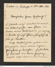 Nachlass Franz Steindachner, Brief von Prinzessin Therese von Bayern an Franz Steindachner (10.10.1911), Inv.Nr. 537.05, Seite 1